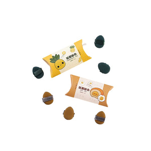 妖制迷你菠萝派/蛋黄派手指粉扑