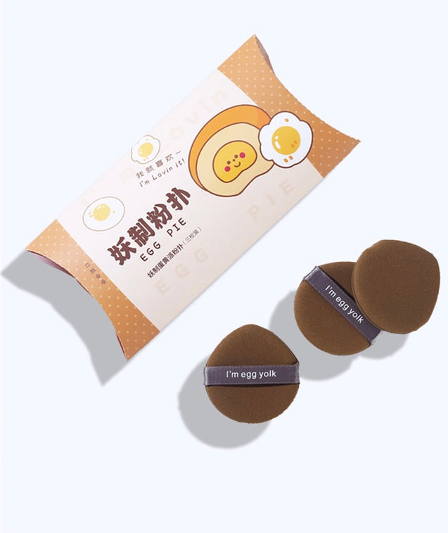 YaoZhi Egg Yolk/Pineapple Pie Cushion Sponge 3/Box